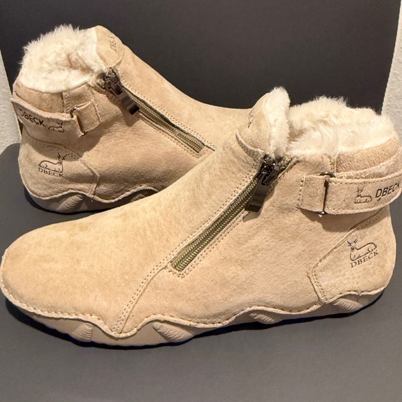 NEW Climatelight Waterproof Winter Snow Fleece Casual Suede Boots | US-8.5 (40) - Picture 2 of 8